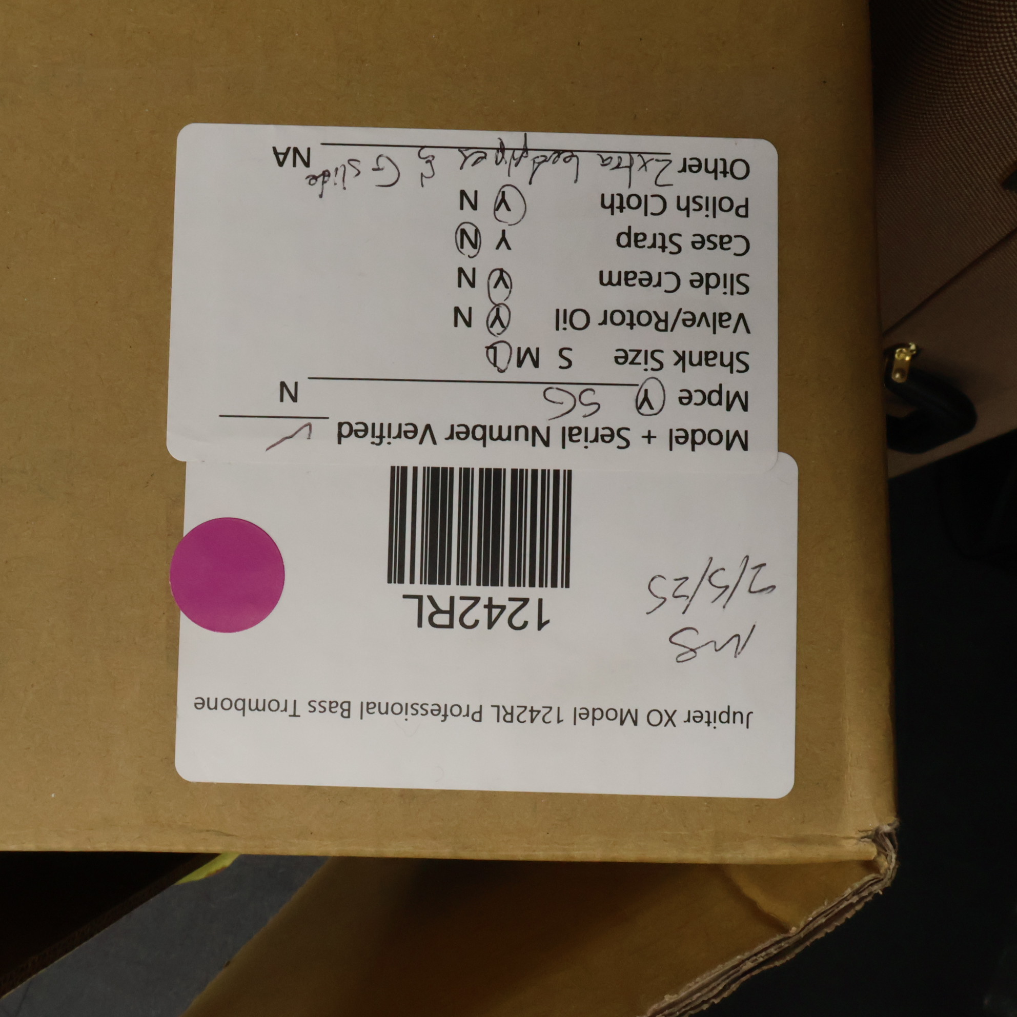 Jupiter XO Model 1242RL Dual Dependent Trigger Bass Trombone BbFD