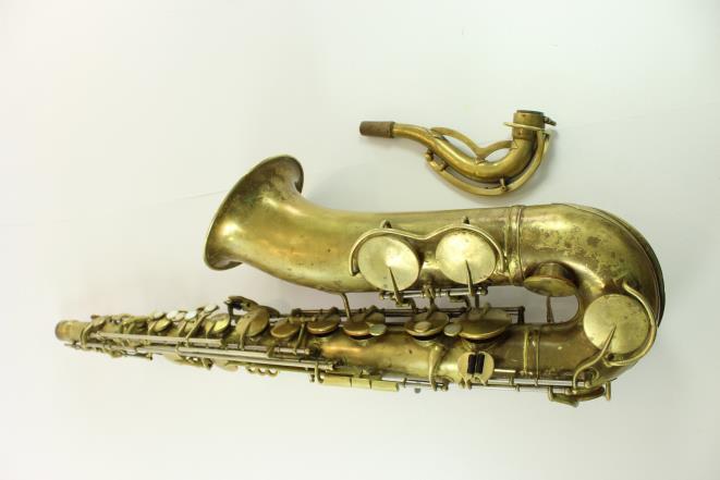 King Zephyr Tenor Saxophone Double Socket Neck NICE!