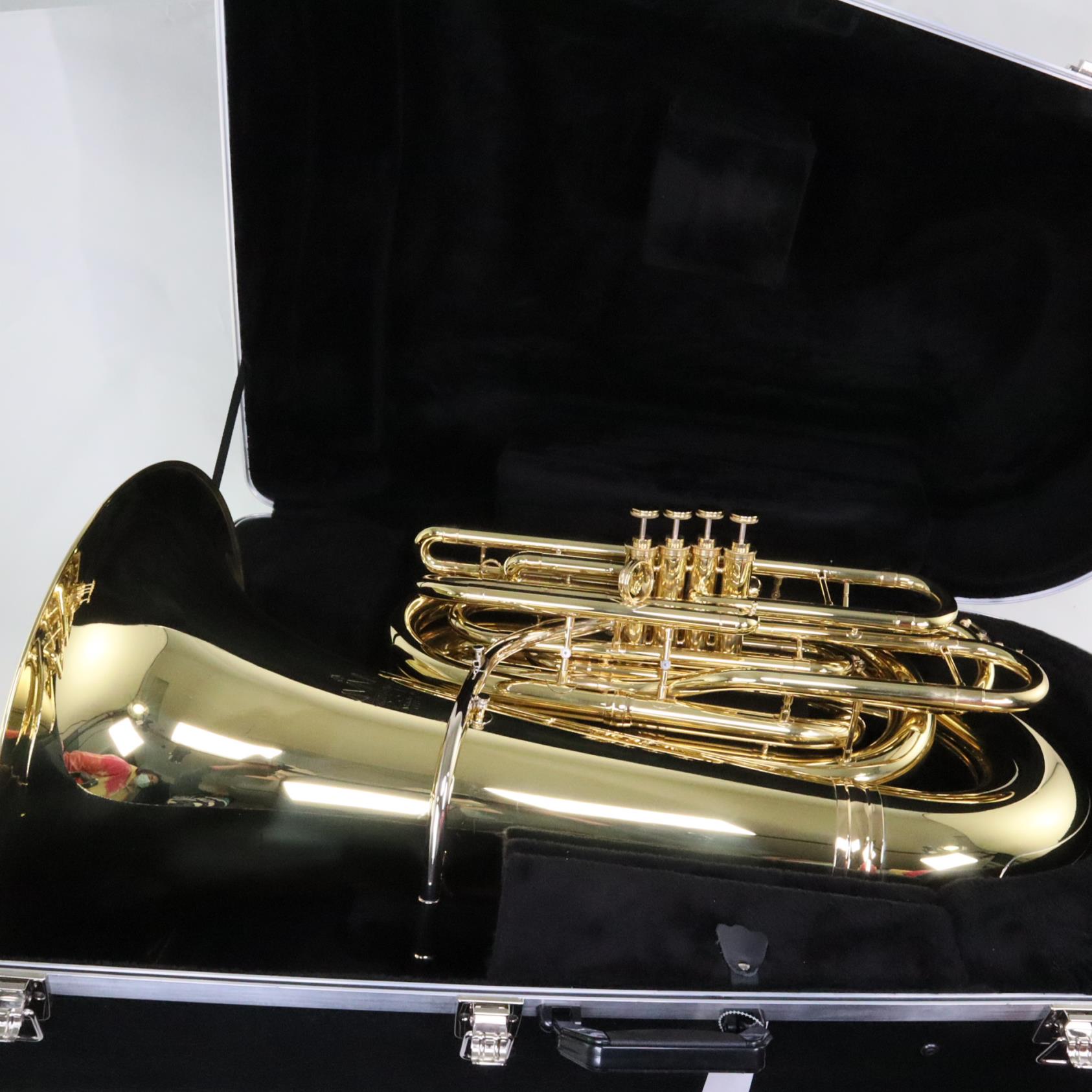 King Model 2341W Professional 4Valve Front Action BBb Tuba SN 607102
