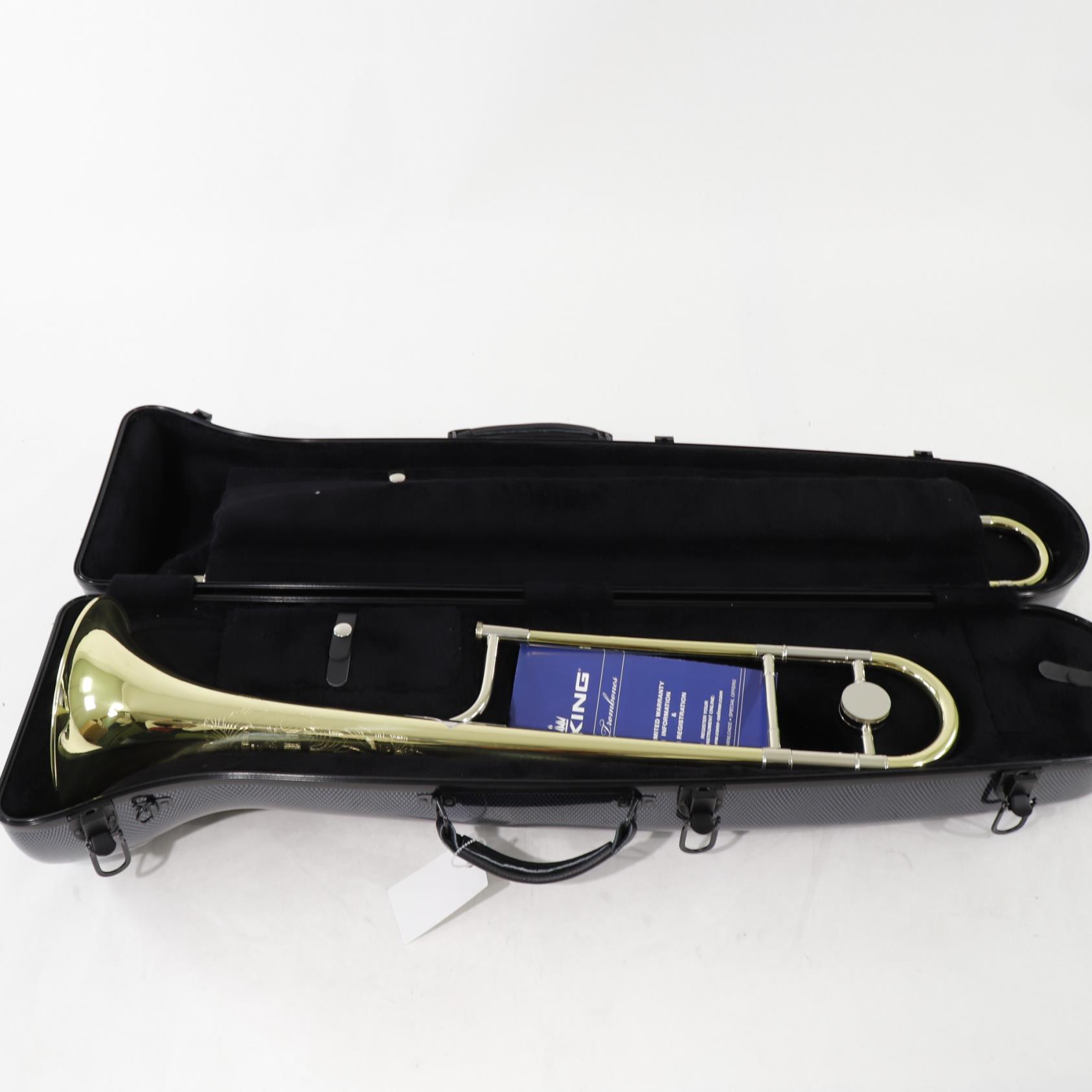 King Model 2BPL 2B+ .500 Bore Professional Tenor Trombone SN 552640