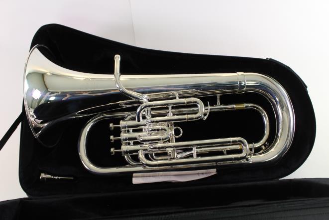 Besson BE-162 3 Valve Euphonium in Bb SILVER NICE